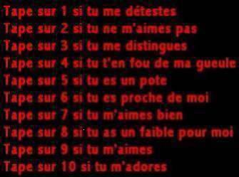 si tu m'adore