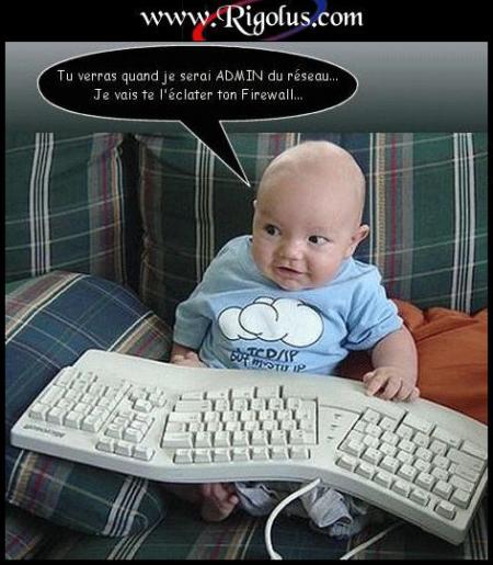 bébé et l'internet